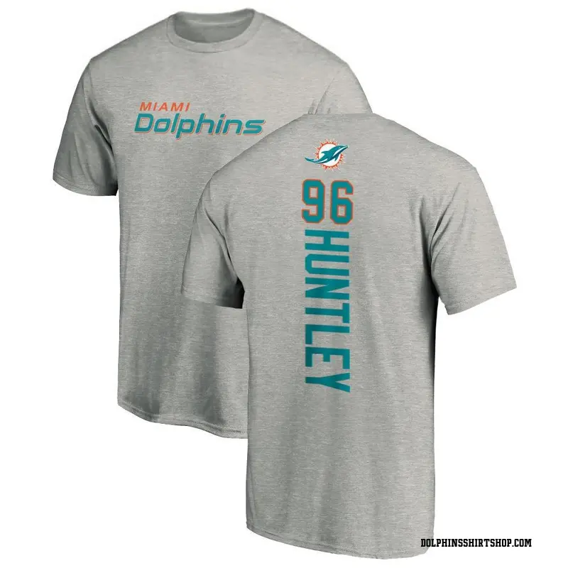 Men's Alex Huntley Miami Dolphins Backer T-Shirt - Ash