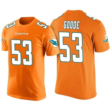 Men's Cameron Goode Miami Dolphins Orange Color Rush Legend T-Shirt