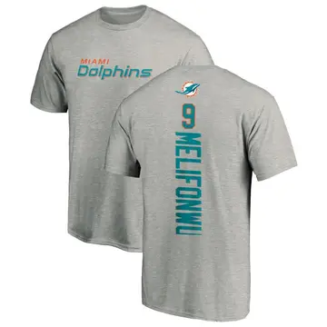 Men's Ifeatu Melifonwu Miami Dolphins Backer T-Shirt - Ash