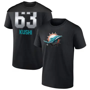 Men's Tedi Kushi Miami Dolphins Midnight Mascot T-Shirt - Black