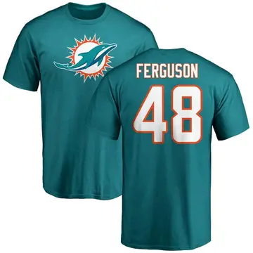 Youth Blake Ferguson Miami Dolphins Name & Number Logo T-Shirt - Aqua