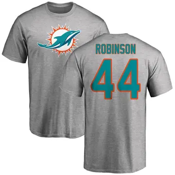 Youth Chop Robinson Miami Dolphins Name & Number Logo T-Shirt - Ash