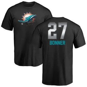 Youth Ethan Bonner Miami Dolphins Midnight Mascot T-Shirt - Black