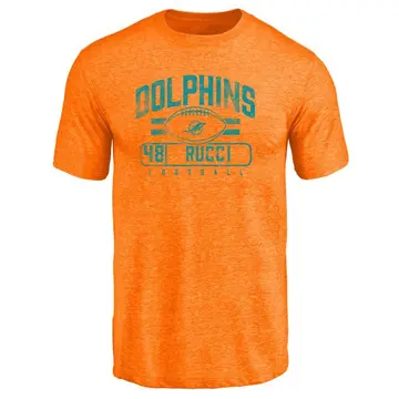 Youth Hayden Rucci Miami Dolphins Flanker Tri-Blend T-Shirt - Orange