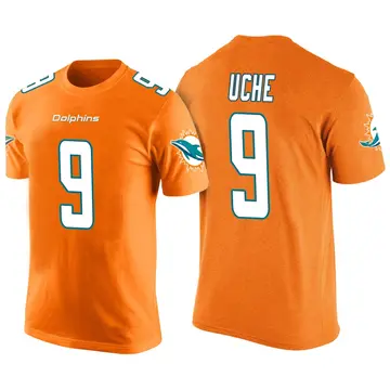 Youth Joshua Uche Miami Dolphins Orange Color Rush Legend T-Shirt