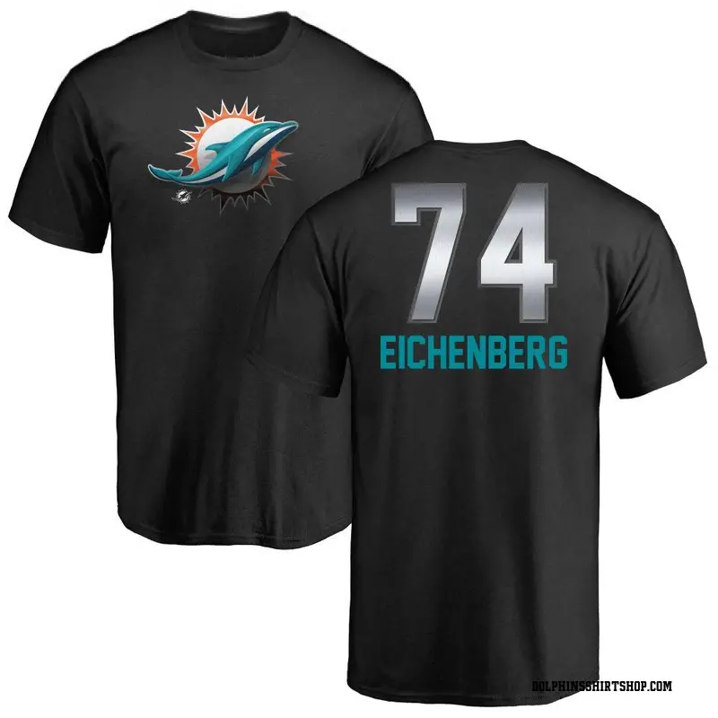 Youth Liam Eichenberg Miami Dolphins Midnight Mascot T-Shirt - Black